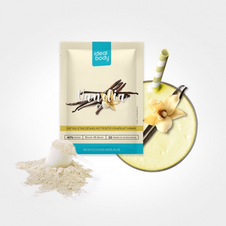 VANÍLIÁS IdealBody® diétás fehérje turmixpor – 1 tasak