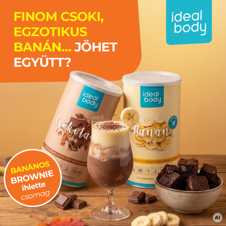 BANÁNOS BROWNIE ihlette csomag