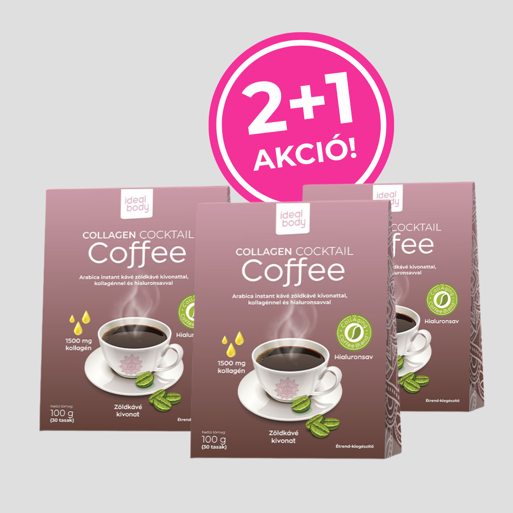 Kollagénes kávé 2+1 ajánlat