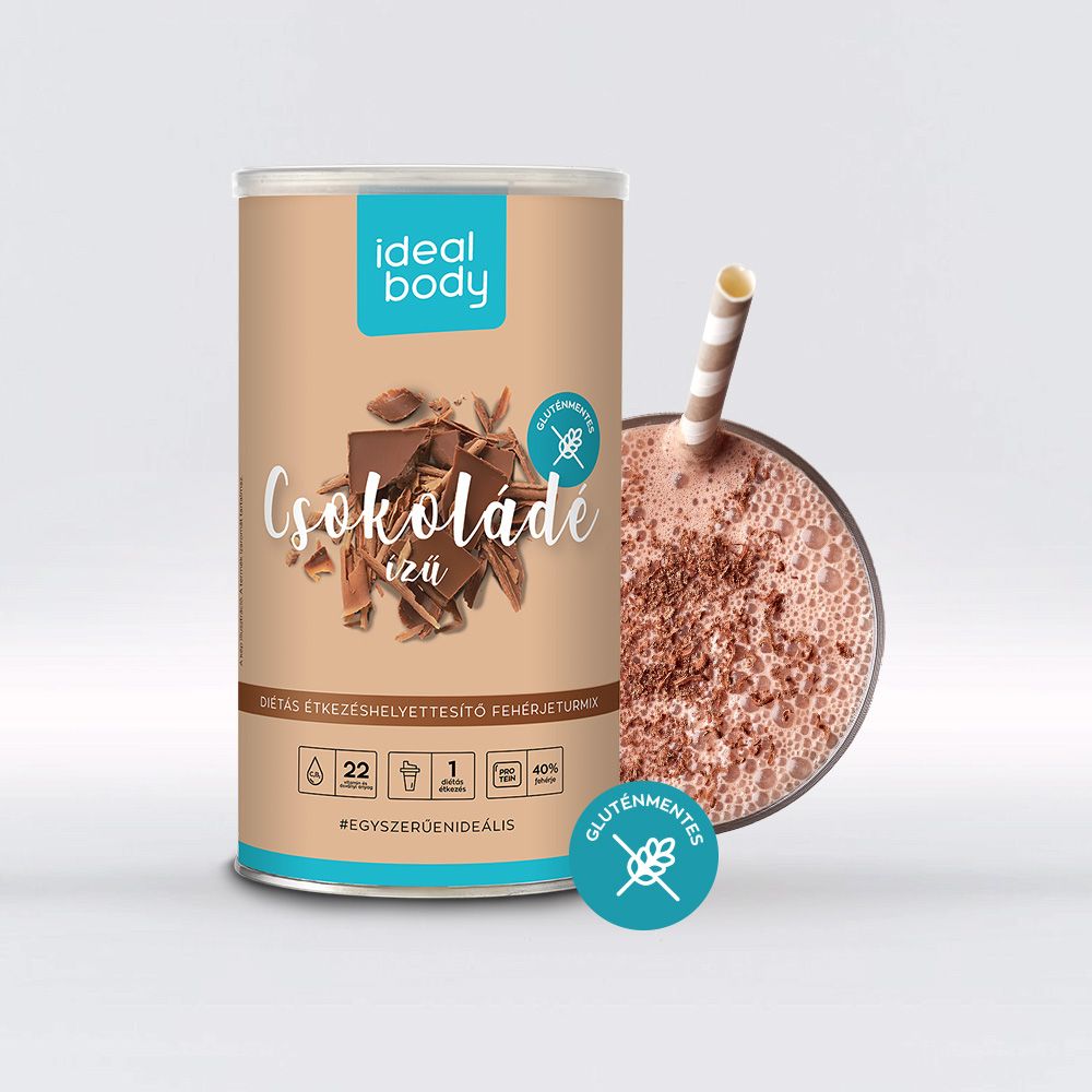 CSOKI ízű IdealBody® diétás fehérje turmixpor 20%