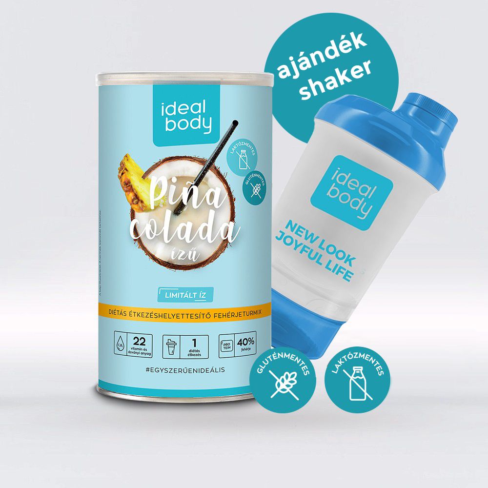 PIÑA COLADA ízű IdealBody® diétás fehérje turmixpor - előrendelés