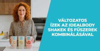 Hogyan lehet változatosan használni az IdealBody shake-eket ízek és fűszerek kombinálásával?