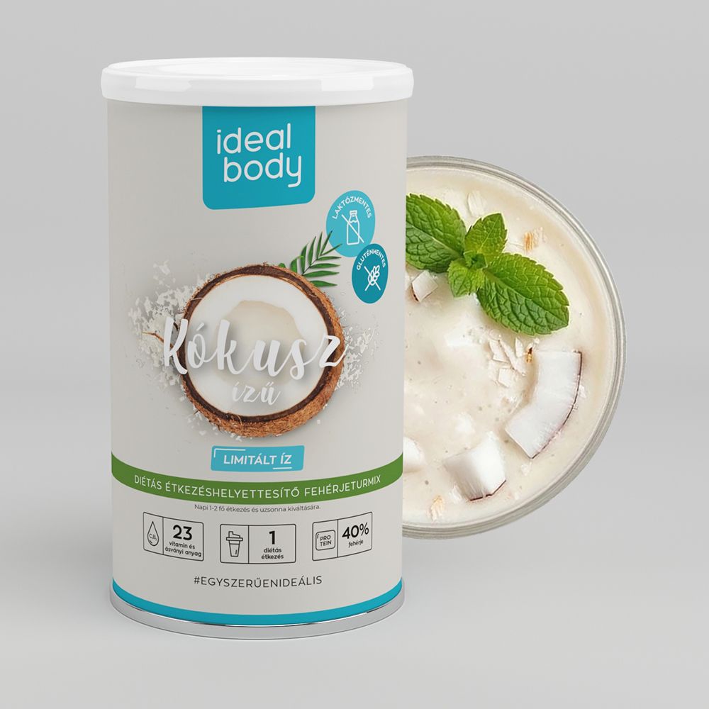 KÓKUSZ ízű IdealBody® diétás fehérje shake