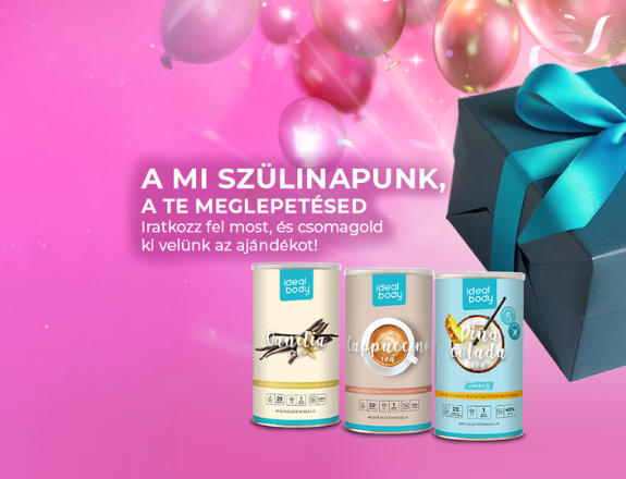 Boldog szülinapot nekünk, ajándék Neked!