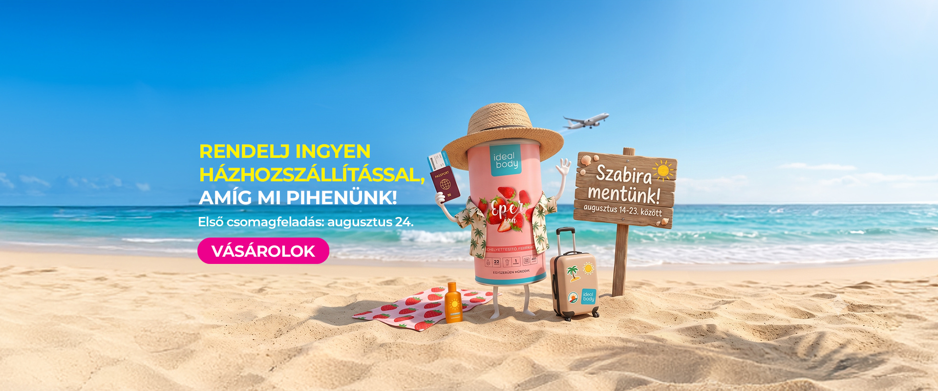 Rendelj a leállás alatt, és mi ingyen házhoz visszük majd neked, amint visszatértünk!