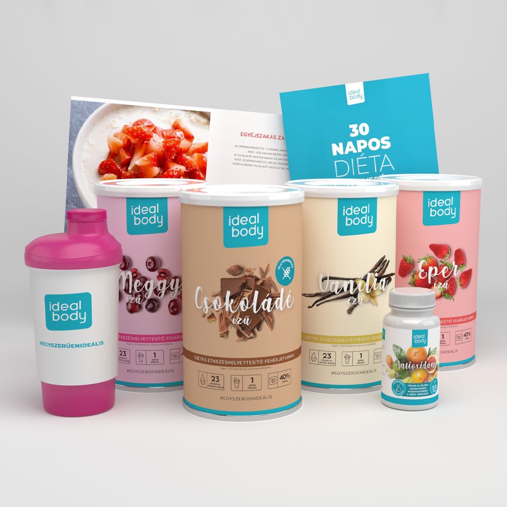 30 napos alakformáló diéta csomag - 165 cm alatti magassághoz