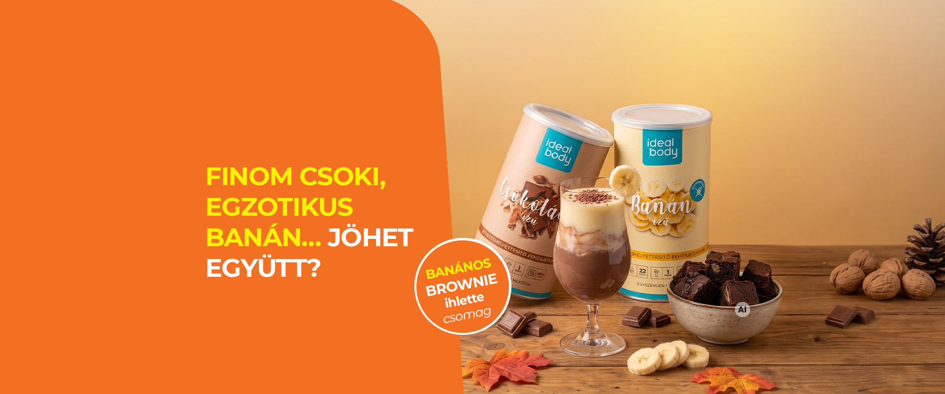 Banános Brownie ihlette csomag most 10% kedvezménnyel