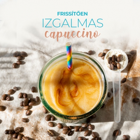 CAPPUCCINO ízű IdealBody® diétás  fehérje turmixpor
