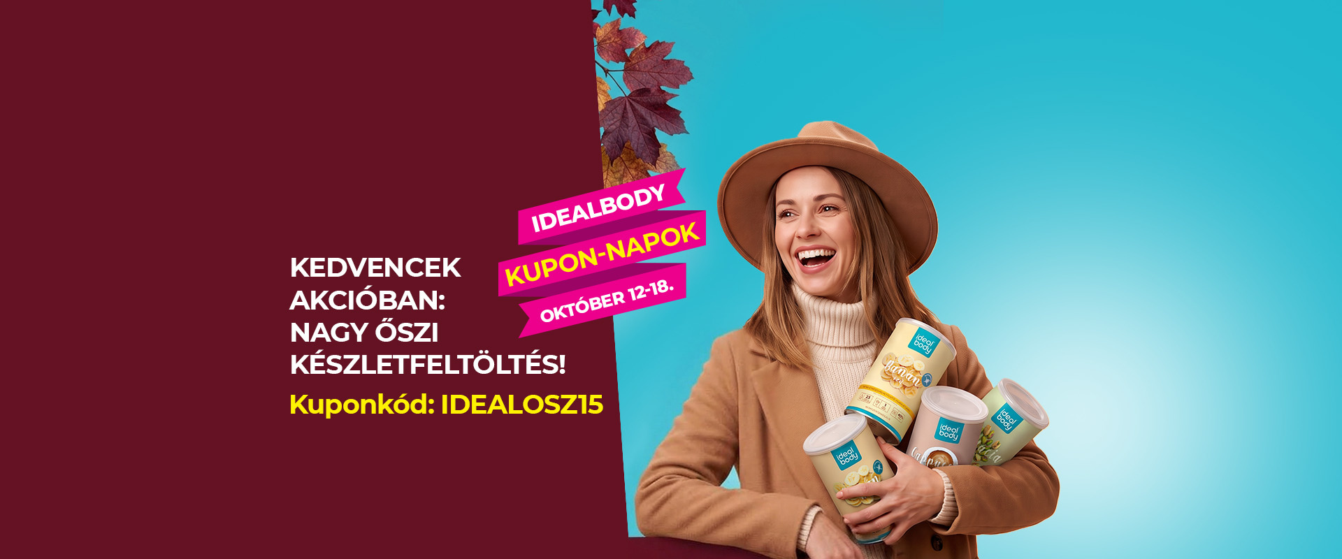 Kupon-napok az IdealBody-nál!