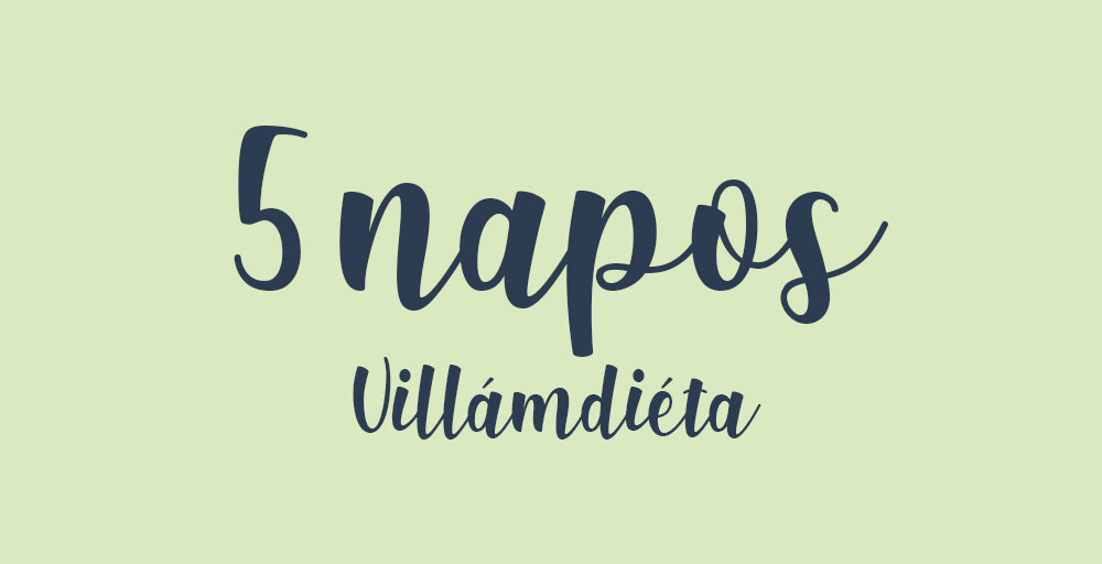 5 napos diéta