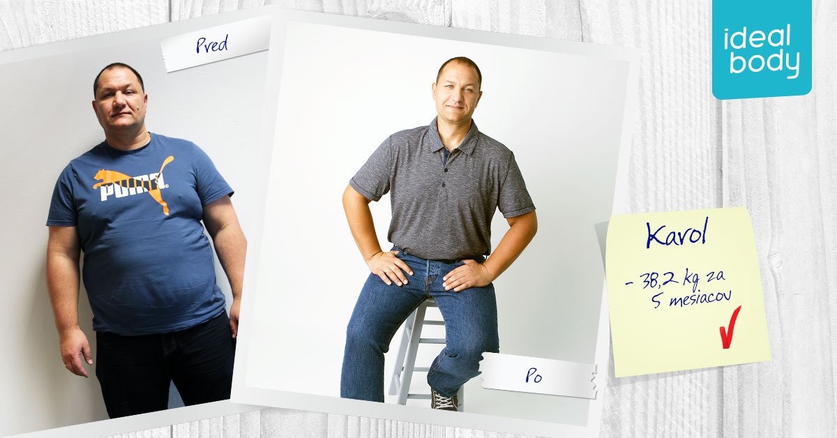 Nebudete veriť! 38,2 kg schudol za 5 mesiacov!